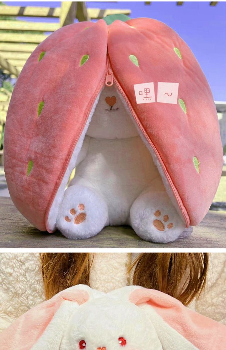 Strawberry Rabbit Birthday Gift Girl Girlfriends Girl Practical Ideas Doll Doll Kids Teacher Sister Cute