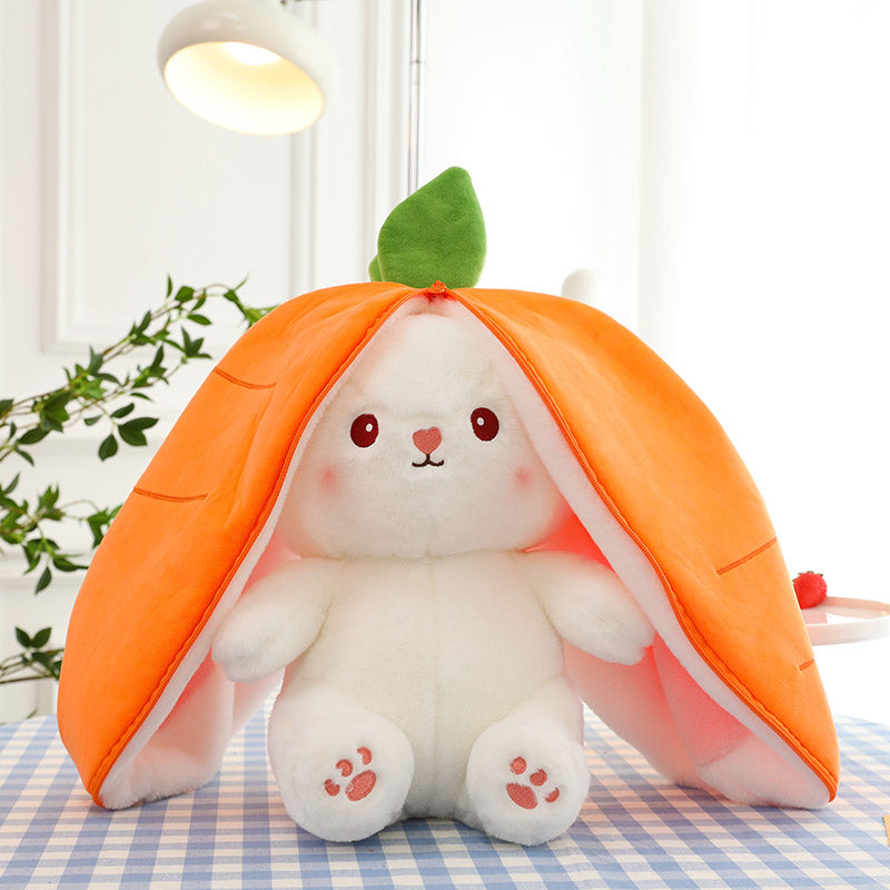 Internet Celebrity Transformed Fruit Plush Toys Strawberry Rabbit