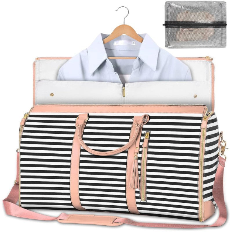 Travel In Stock Foldable Women's Outdoor Overnight Luggage Bag