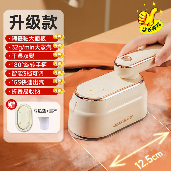 Ox Pressing Machines For Home Small Handheld Garment Steamer Steam and Dry Iron Ironing Clothes Fantastic Product Portable Iron