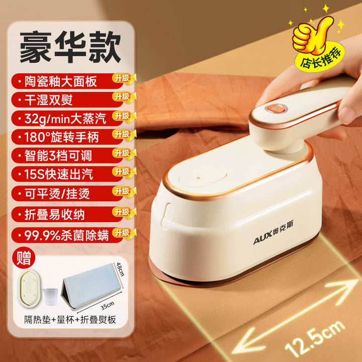 Ox Pressing Machines For Home Small Handheld Garment Steamer Steam and Dry Iron Ironing Clothes Fantastic Product Portable Iron