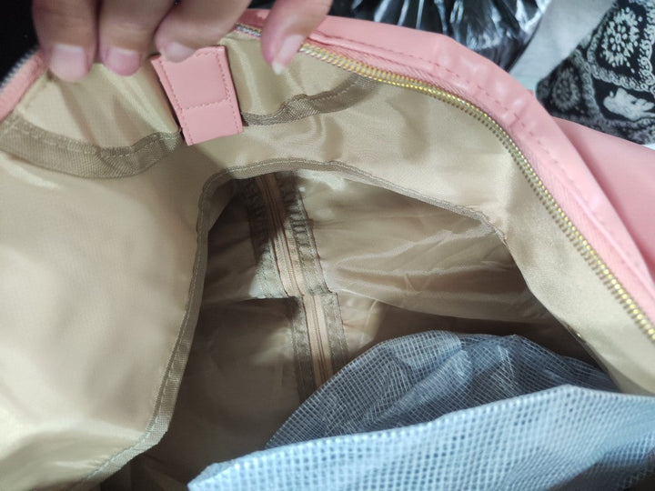 Foldable Women's Outdoor Gym Bag Overnight Luggage Bag