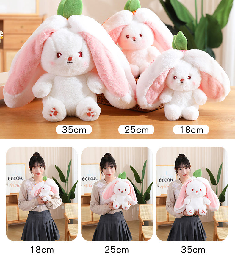 Pacify Transformation Girl Gift Sleep Hug Strawberry Rabbit
