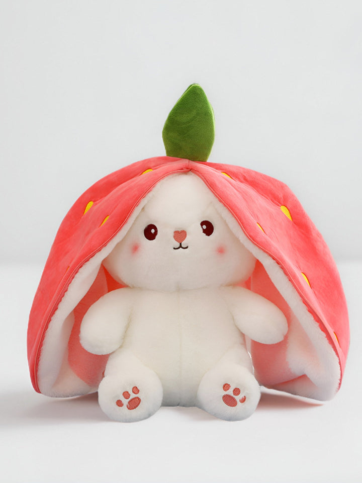 Internet Celebrity Transformed Fruit Plush Toys Strawberry Rabbit
