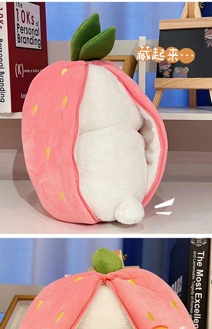 Strawberry Rabbit Birthday Gift Girl Girlfriends Girl Practical Ideas Doll Doll Kids Teacher Sister Cute