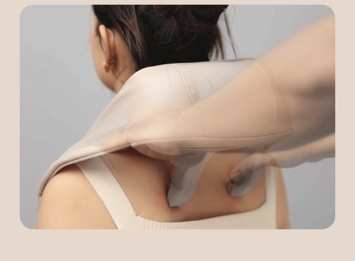 Ox Neck Massager Genuine Goods Back Waist Shoulder Spine Neck Kneading Handy Gadget Trapezius Massage Instrument