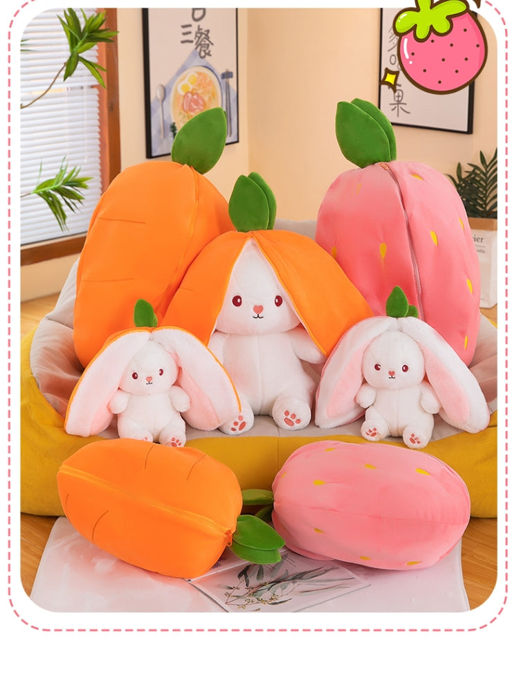 Transformation Rabbit Cute Carrot Birthday Gift Doll