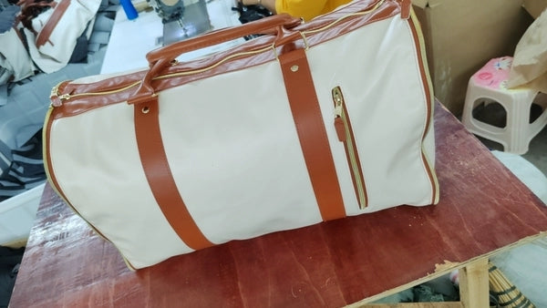 Foldable Women's Outdoor Gym Bag Overnight Luggage Bag