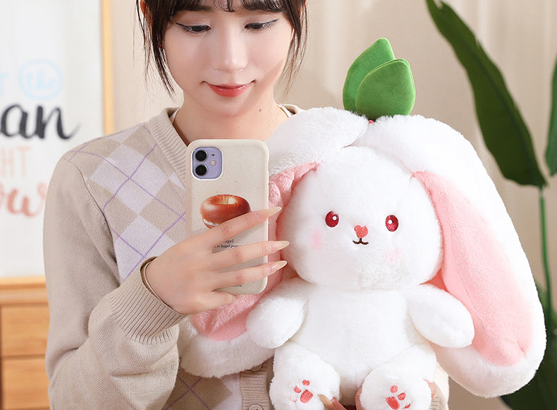 Pacify Transformation Girl Gift Sleep Hug Strawberry Rabbit