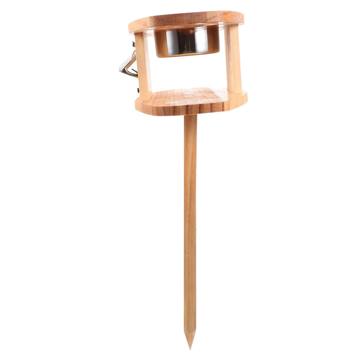 ORDDIART 1Set Khaki Foldable Beach Table for Sand and Grassland Use by Wine Lovers