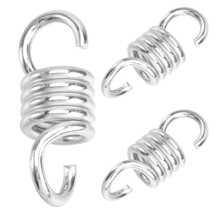 OUNONA 3pcs Heavy Duty Swing Springs Hammock Springs Suspension Hangers Swings