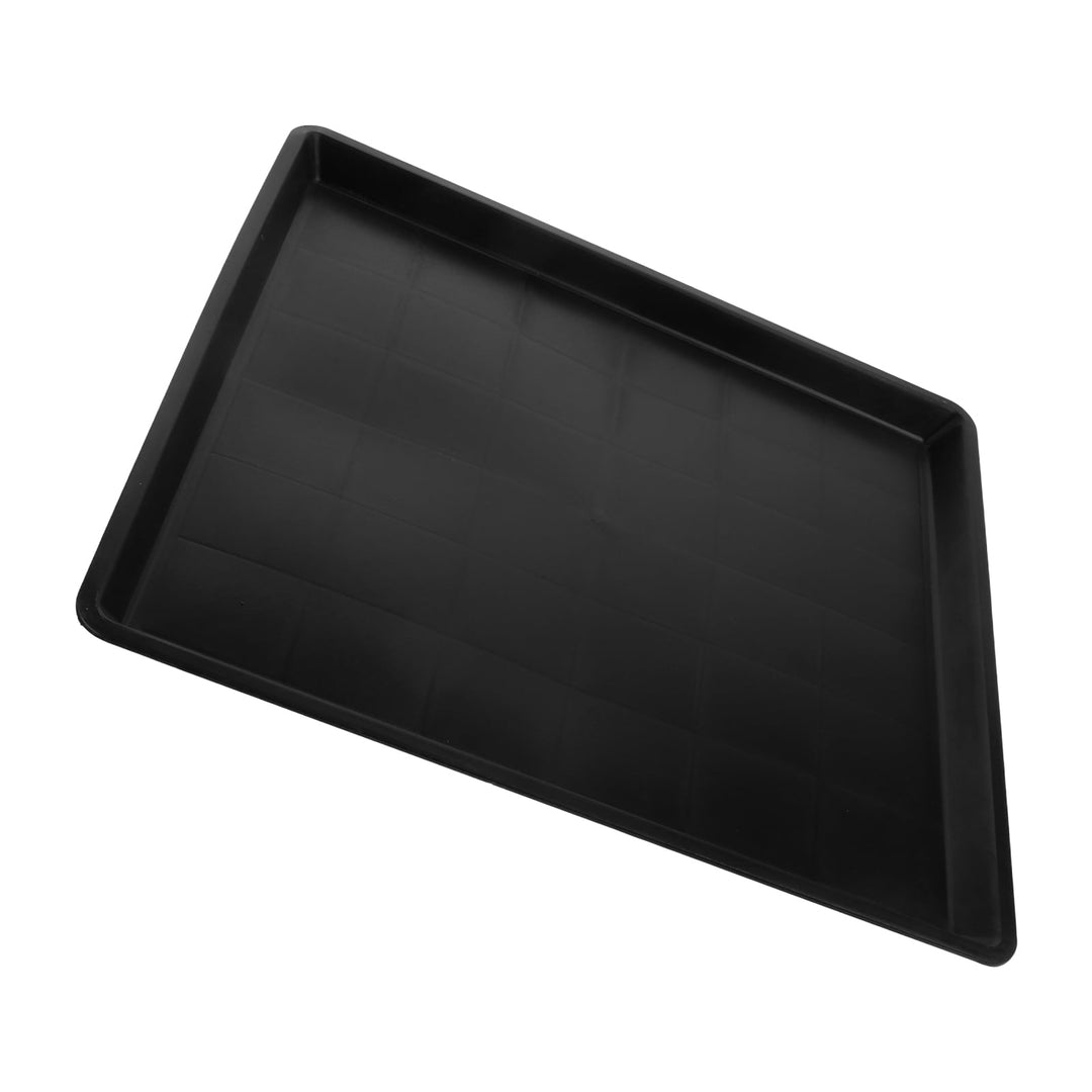 Parakeet Potty Tray Pet Cage Tray Plant Tray Rabbit Cage Plastic Black 42.00X38.00X2.00CM