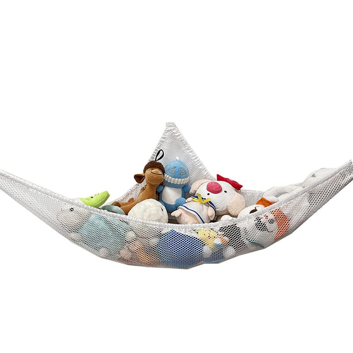 Pretyzoom 1 Set Corner Large Toy Hammock Net White Gauze for Home Organization