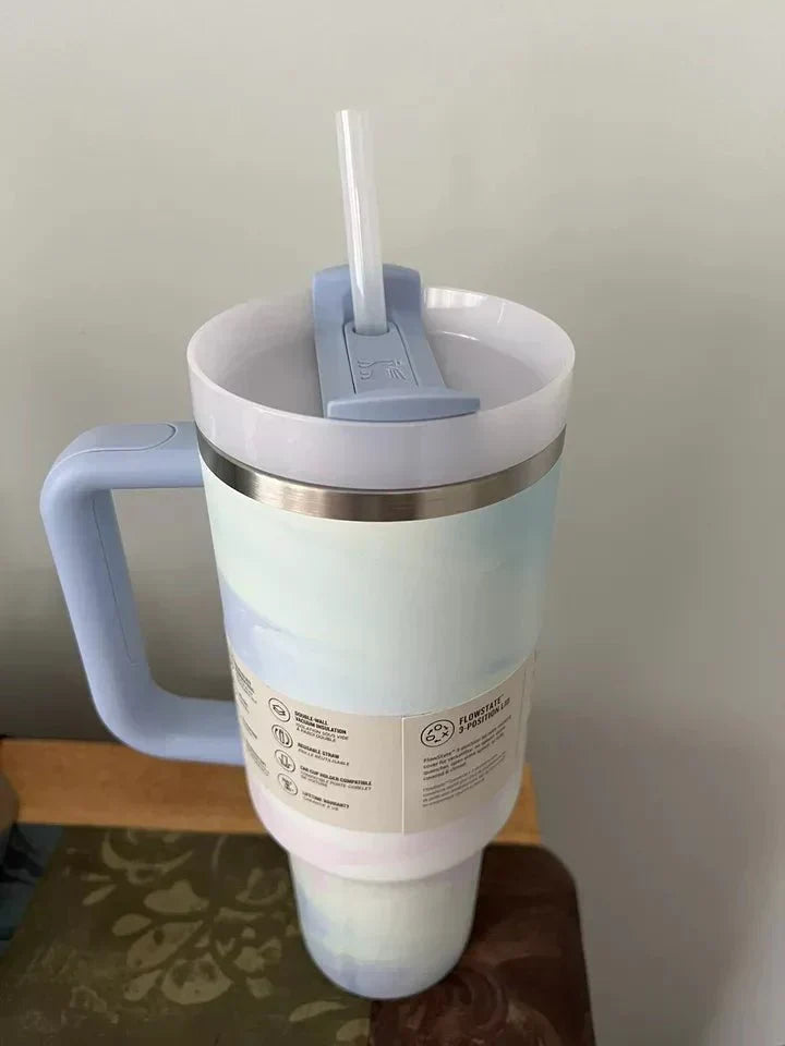 Stanley Quencher H2.0 Cool Serene Brushstroke Tumbler