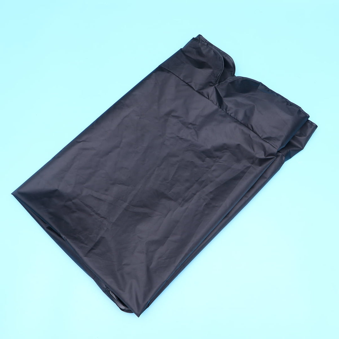 Raindrops Garden Swing Protector Cover 1Set Black Coating UV Protection for Patio Glider 142x47in