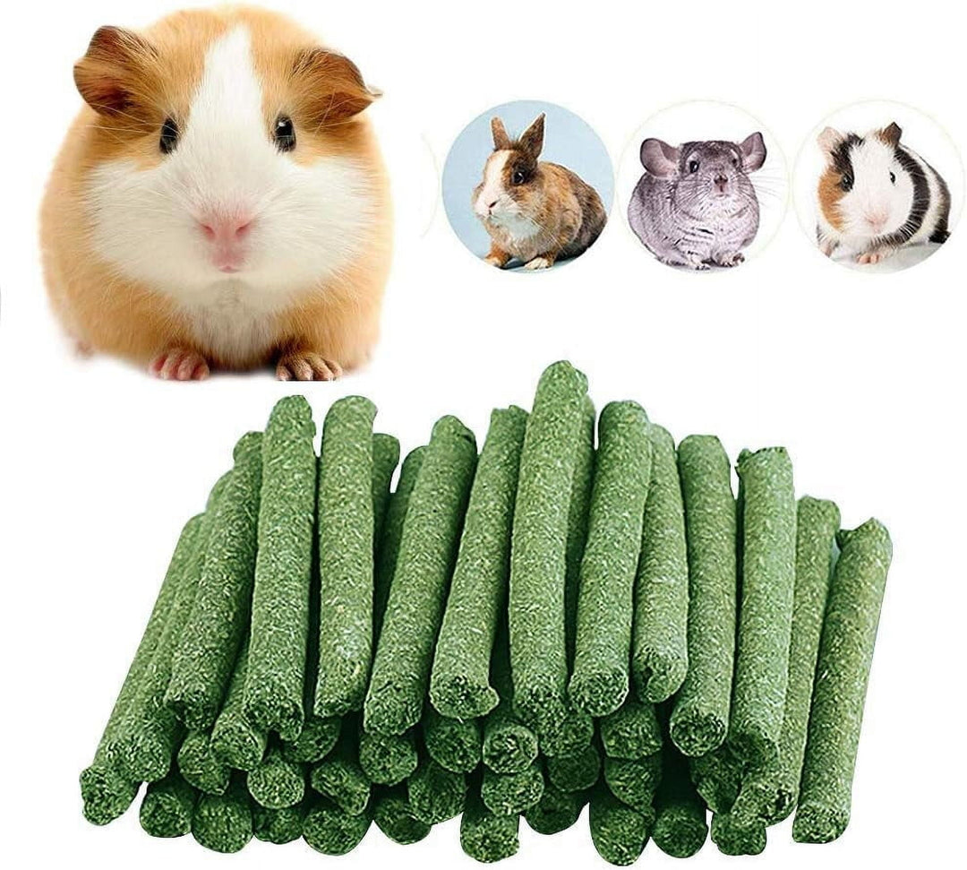 ReedCA Timothy Hay Chew Sticks Toys Grass Sticks for Pets Rabbit Bunny Hamster Chinchilla Squirrel Gerbil Squirrel Guinea Pigs Hay Chews