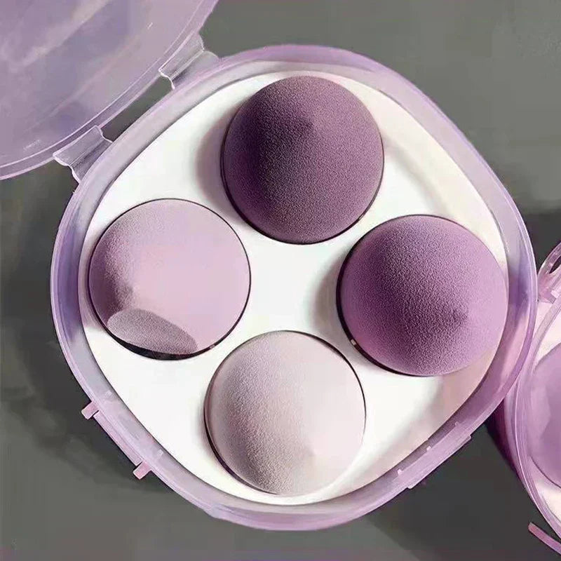 4PCS Wet & Dry Makeup Sponge Set