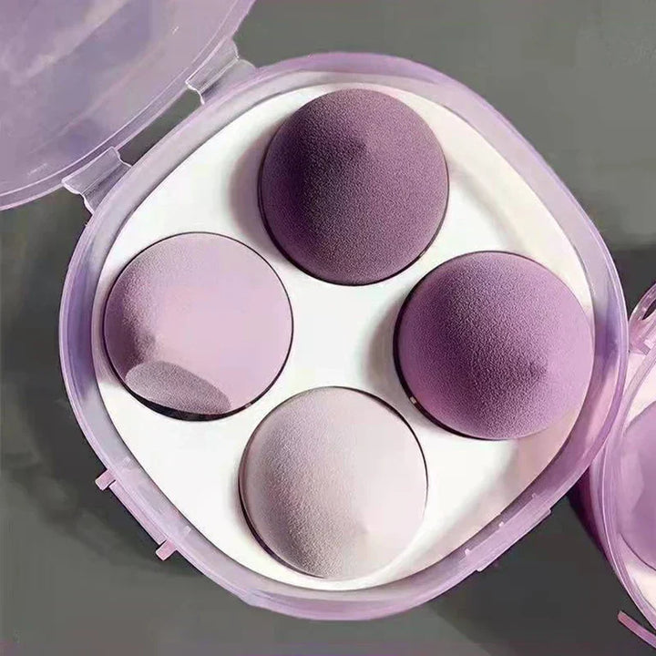 4PCS Wet & Dry Makeup Sponge Set