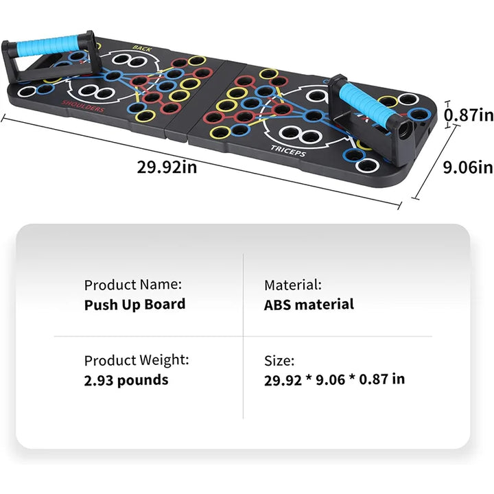 Push Up Support Board, Multifunctional Exercise Chest and Abdominal Muscles, Household Men's and Women's Training Board Fitness