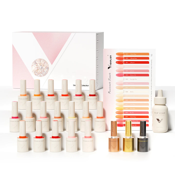 VENALISA VIP4 Kit Nail Gel Polish HEMA FREE Full Coverage 36/60 Color Gel Pigment Professional Nail Art Long-lasting Gel Varnish