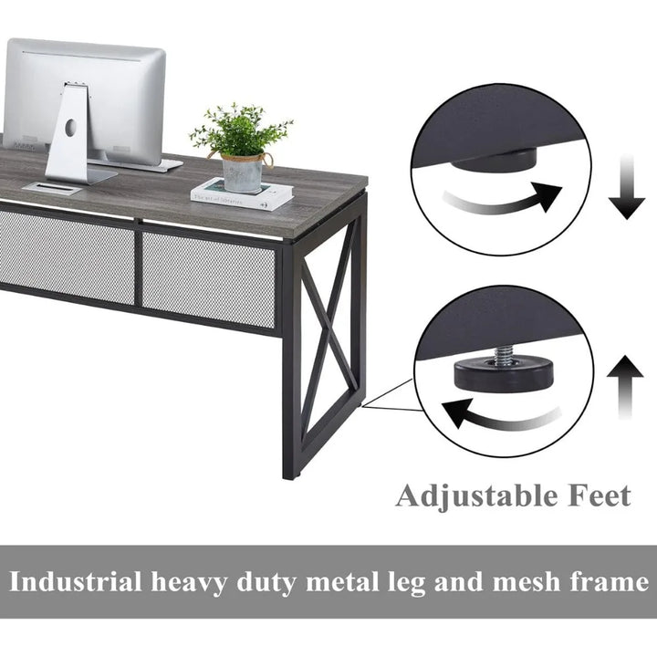 Industrial Office Computer Desk
