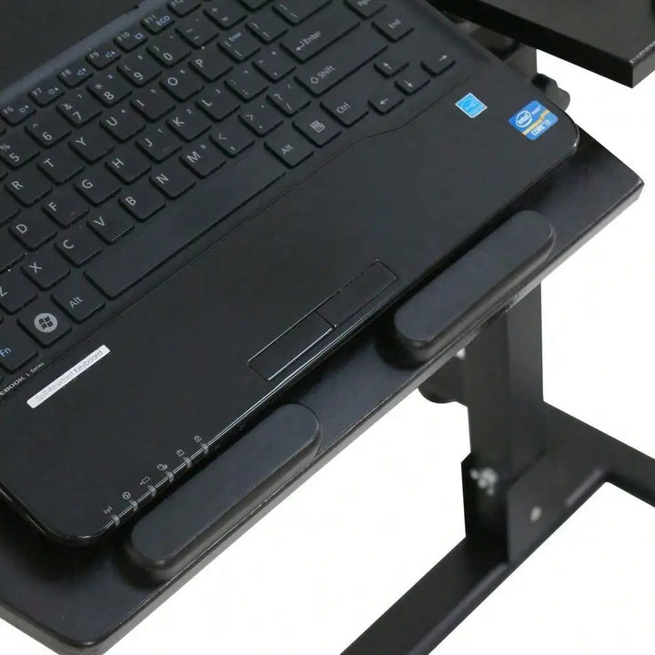 Mobile Rolling Laptop Table Adjustable