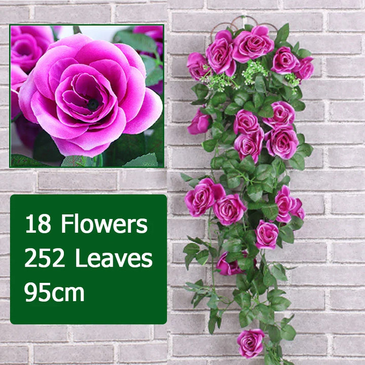 Artificial Flower Rattan Vine Décor