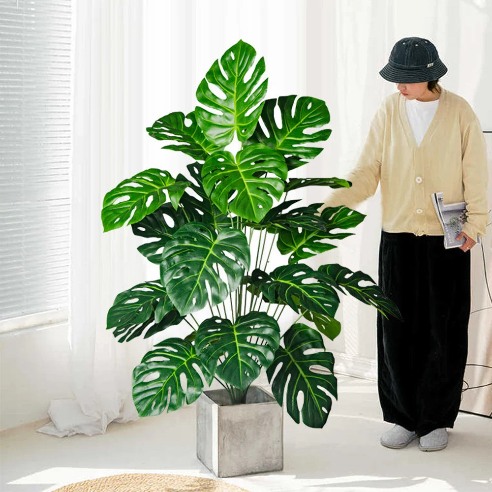 Artificial Monstera Tree Tropical Décor