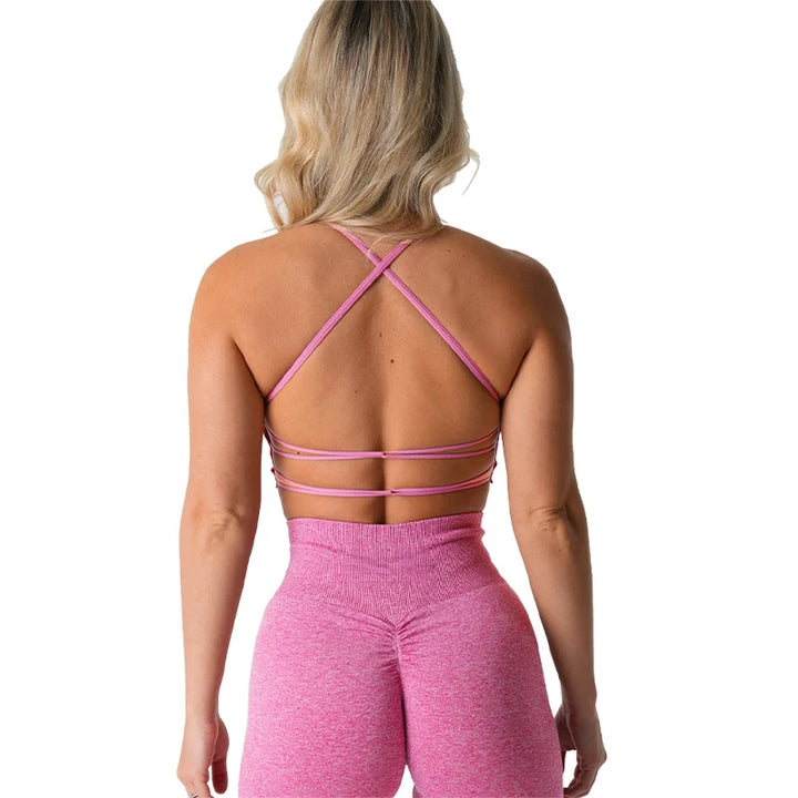 New Invincible Seamless Bra Spandex  Woman Fitness Elastic Breathable Breast Enhancement Leisure Sports Underwear