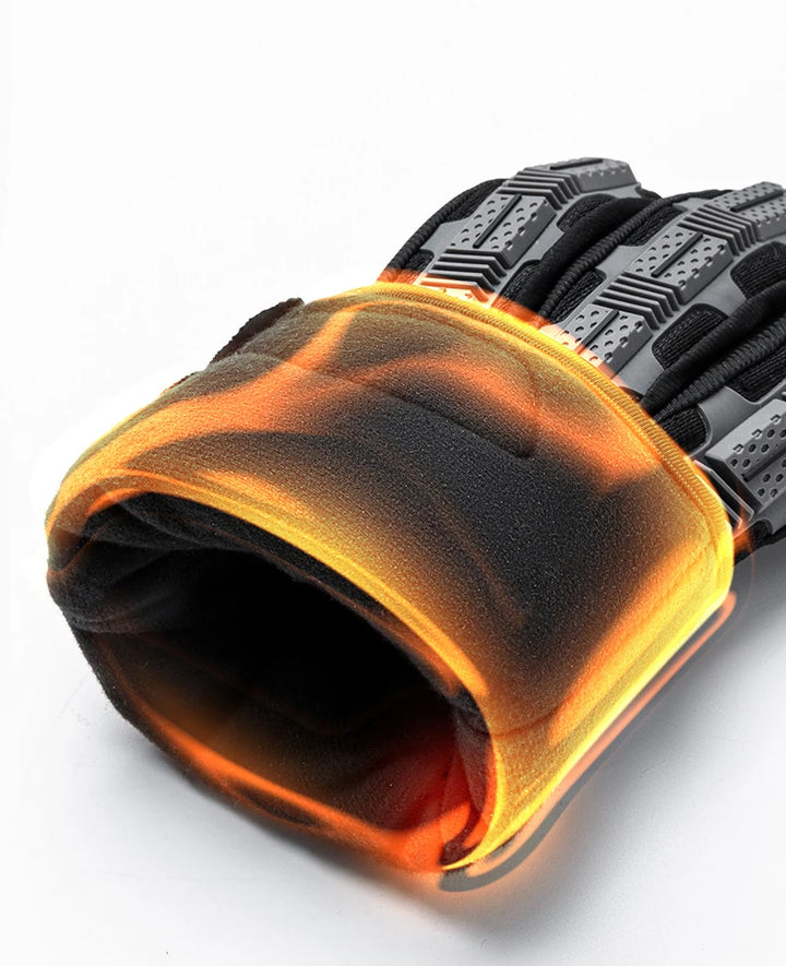 ROCKBROS Cycling Gloves Tactical Gloves SBR Thickened Pad Shockproof Breathable GEL Bike Motorcycle Winter Warmer Full Finger