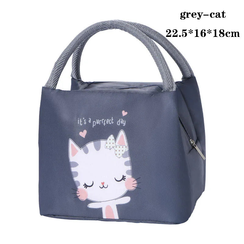 Thermal Bag Food Storage bag Student lunchbox cool bag for Children Food Container for Kids School small Thermal Lunch food Bag