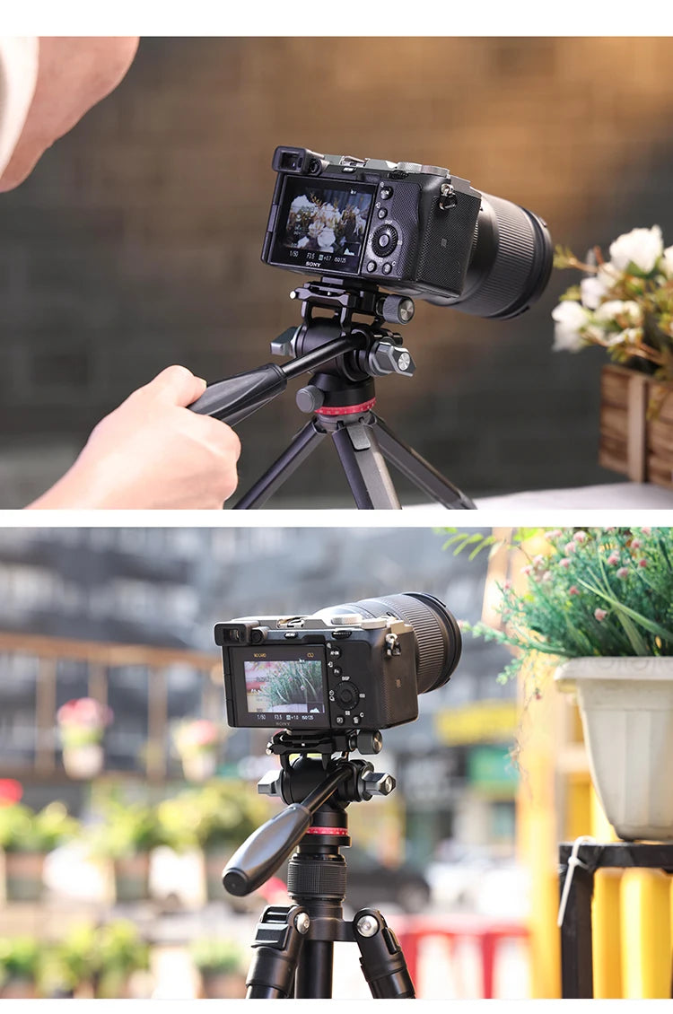 Ulanzi U-190 U190 Panoramic Tripod Head Hydraulic Fluid Video Damping Head For Tripod Monopod DSLR Camera Holder Stand Mobile