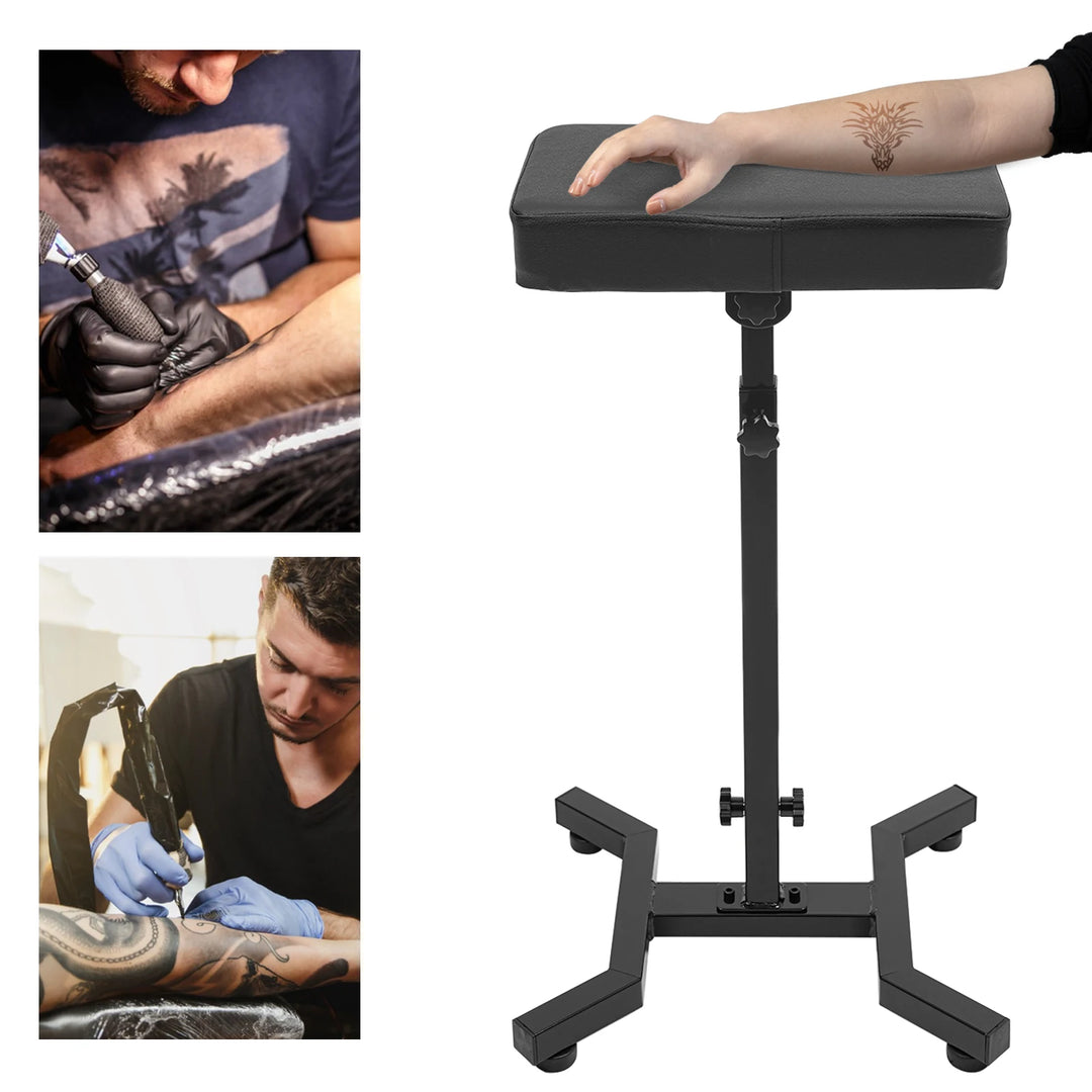 Professional Tattoo Armrest Stand 27.56-38.98inch Height Adjustable, 340° Rotating Arm Rest Tattoo Stand for Salon Studio Home