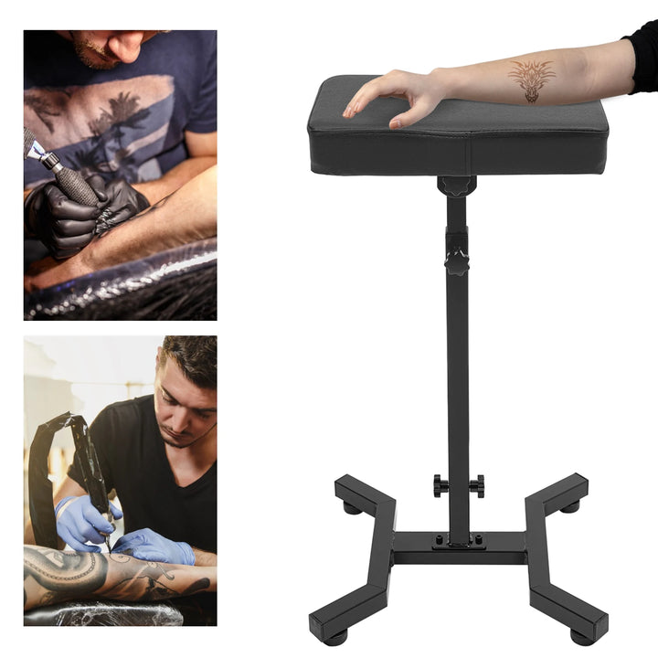 Professional Tattoo Armrest Stand 27.56-38.98inch Height Adjustable, 340° Rotating Arm Rest Tattoo Stand for Salon Studio Home