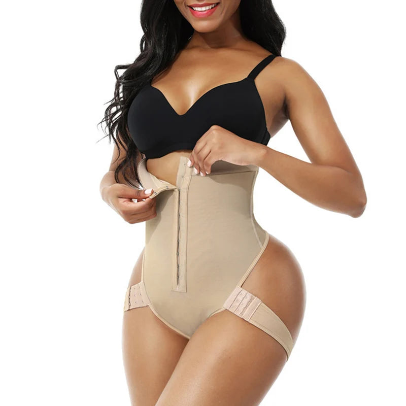 High Waist Abdomen Butt Lifter Control Panties Brief Booty Lift Seamless Shapewear Slimming Pulling Underwear Body Shaper