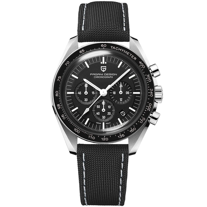 PAGANI DESIGN Moon Mens Watches 2024 Top Brand Luxury Quartz Watch For Men Chronograph Luminous Sapphire Mirror Waterproof Clock