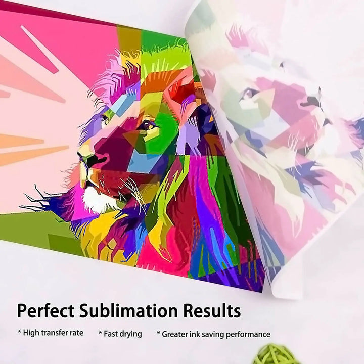 HTVRONT 150 Sheets 8.5 x 11 Inches A4（US）Sublimation Paper Heat Transfer Paper for Inkjet Printer T-shirt Clothes Printing 120g