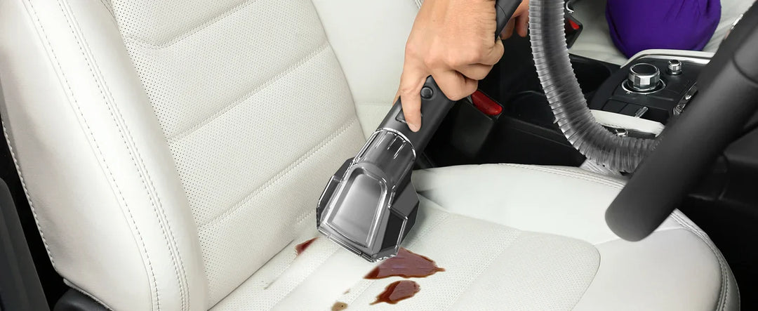 TASVAC C7 Portable Carpet & Upholstery Cleaner Machine, Spot And Stain Deep Cleaner With Two Brushes & Remover Formula For Pets,