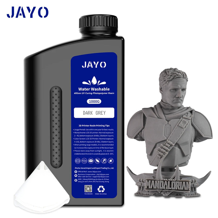 JAYO 3D Printer Resin14K Standard 1KG 405nm Liquid Rapid UV Curing For LCD Photopolymer Resin 3D Printing Material Fast delivery