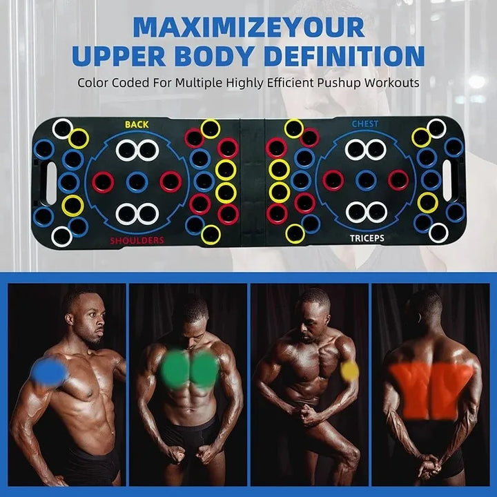 Push Up Support Board, Multifunctional Exercise Chest and Abdominal Muscles, Household Men's and Women's Training Board Fitness