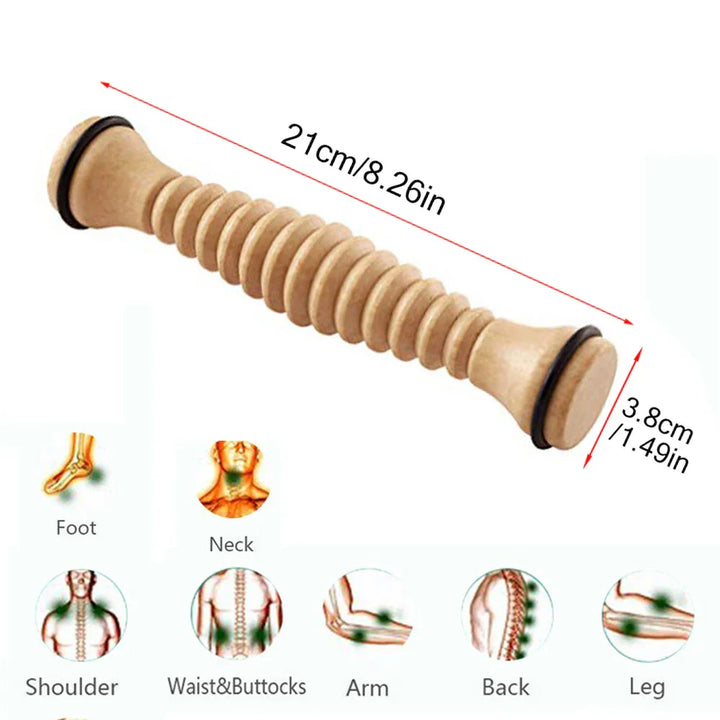 Premium Wooden Foot Roller Massage