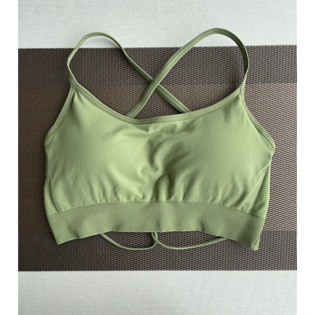 New Invincible Seamless Bra Spandex  Woman Fitness Elastic Breathable Breast Enhancement Leisure Sports Underwear