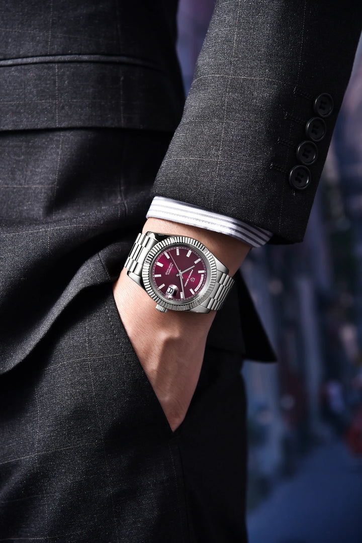 2024 New PAGANI DESIGN Rose Gold DD40 Luxury Automatic Watch Men Mechanical Wrist Watches Men Japan NH36A AR Sapphire crystal