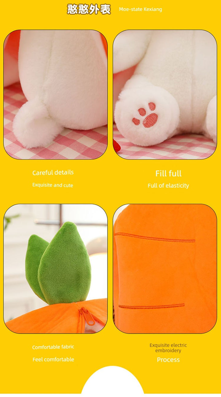 Internet Celebrity Transformed Fruit Plush Toys Strawberry Rabbit