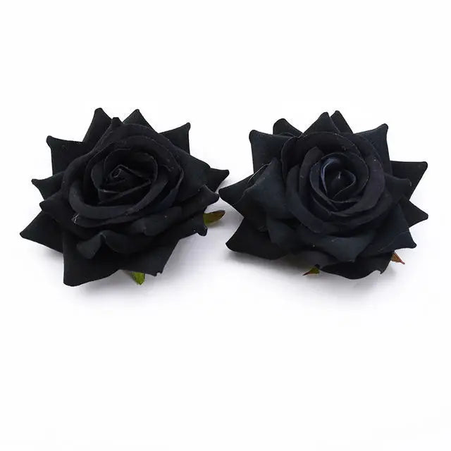 Artificial Silk Roses for Décor