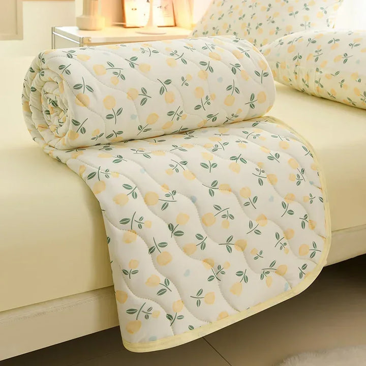 New Florals Spring Summer Blanket for Single Double Soft Skin-friendly Quilt Breathable Comfortable Air Conditioning Comforter