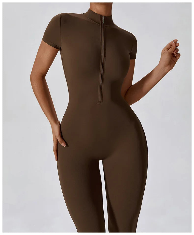 New Yoga Clothes Suit Workout Sports Set Women Bodysuits Gym Set Women Training Siamese Fitness Jumpsuit Female Sportswear