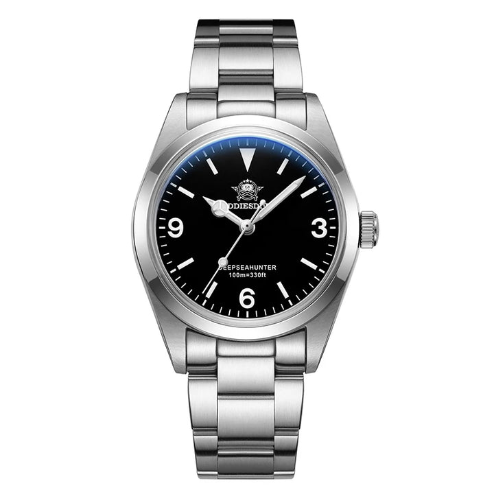 ADDIESDIVE Top Brand Men's Luxury Stainless Steel Wristwatch Sapphire Glass Luminous 100m Waterproof Reloj Hombre Quartz Watches