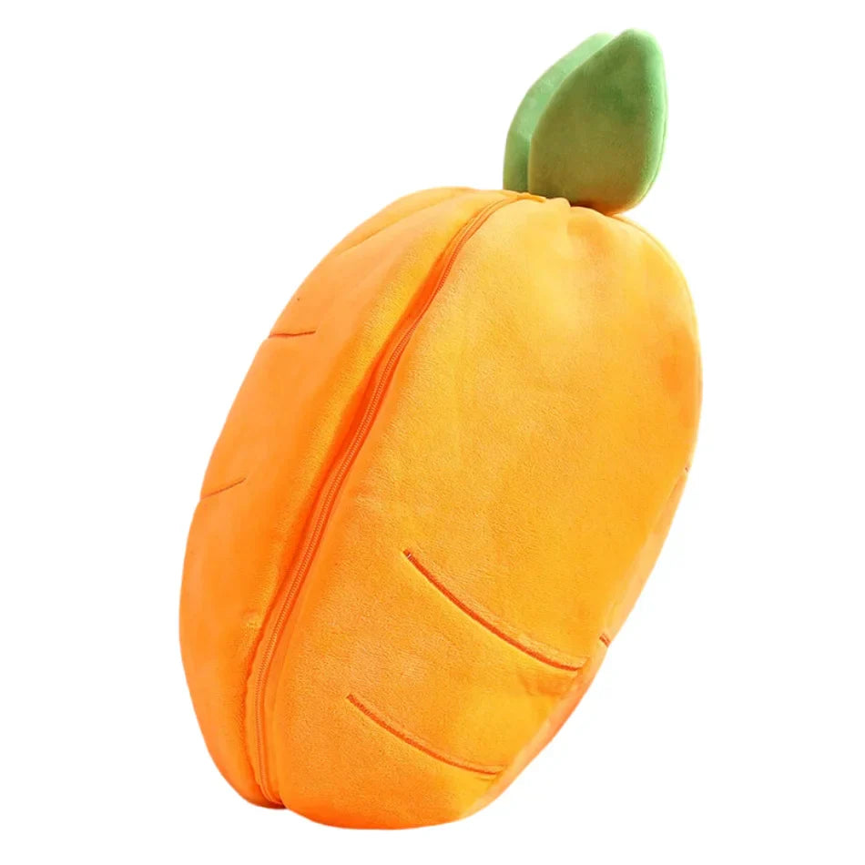 Random 1 Pcs 18cm Cute Stuffed Toys Strawberry Rabbit Radish Rabbit Plush Toys Zipper Doll