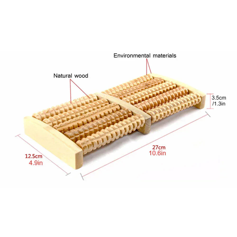 Premium Wooden Foot Roller Massage